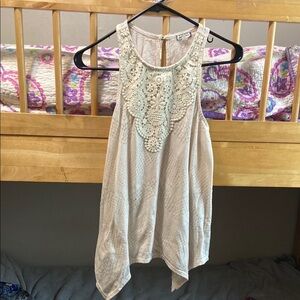 Eyeshadow Cream Lace Tank Top